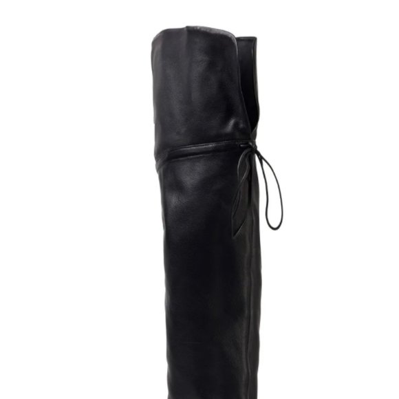 ZIMMERMANN Black Leather over-the-knee Boots Size 41